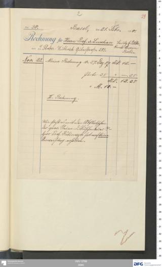 An archival document representing a Invoices of 1 page(s)
