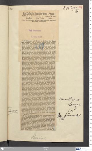 An archival document representing a Newspaper Clippings of 2 page(s)
