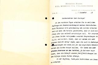 An archival document representing a Correspondence of 2 page(s)