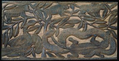 Carved Wooden Panel
