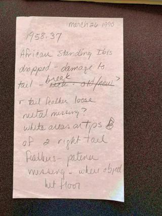 An archival document representing a Condition Reports of 1 page(s)