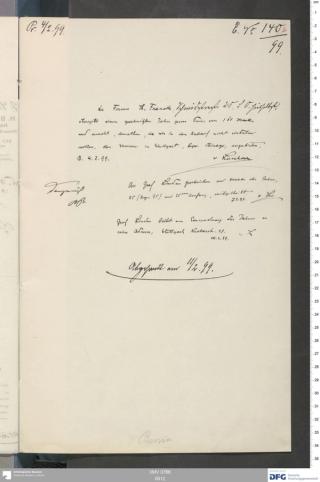 An archival document representing a Correspondence of 2 page(s)
