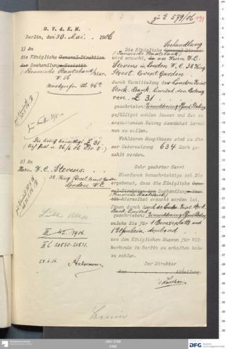 An archival document representing a Correspondence of 2 page(s)