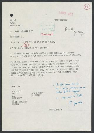 An archival document representing a Files  of 1 page(s)