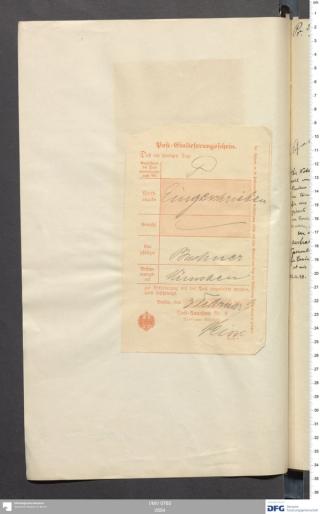 An archival document representing a Shipping Records of 1 page(s)