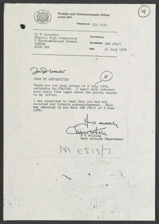 An archival document representing a Files  of 1 page(s)