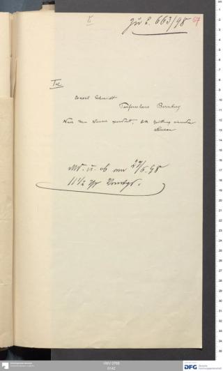 An archival document representing a Correspondence of 2 page(s)