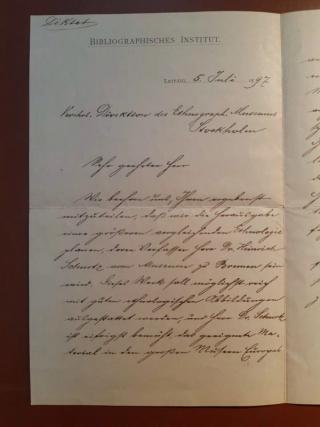 An archival document representing a Correspondence of 2 page(s)