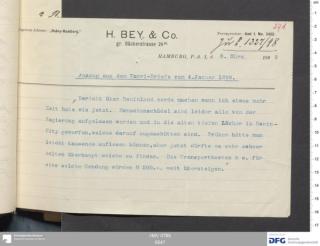 An archival document representing a Correspondence of 2 page(s)