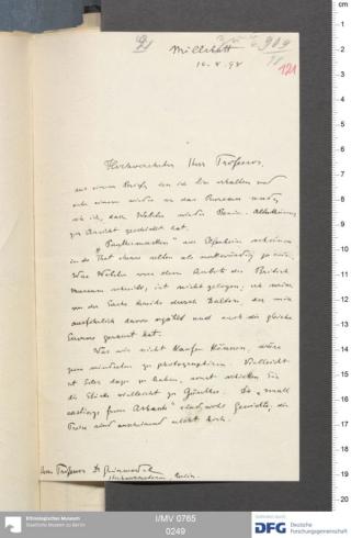 An archival document representing a Correspondence of 4 page(s)