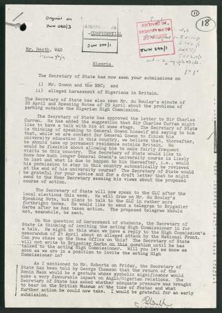 An archival document representing a Files  of 1 page(s)