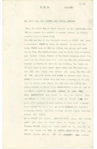 An archival document representing a Official Reports of 2 page(s)