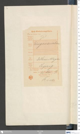 An archival document representing a Shipping Records of 1 page(s)