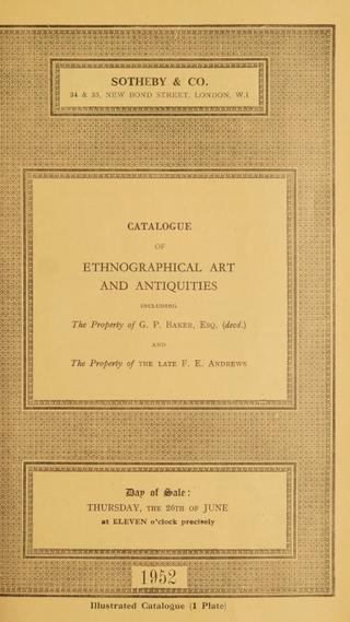 An archival document representing a Auction Catalog of 24 page(s)