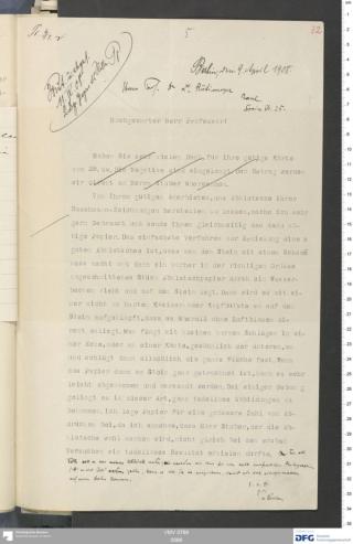 An archival document representing a Correspondence of 2 page(s)