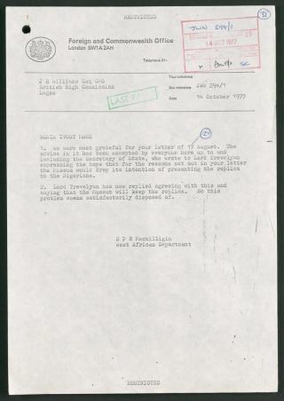 An archival document representing a Files  of 1 page(s)