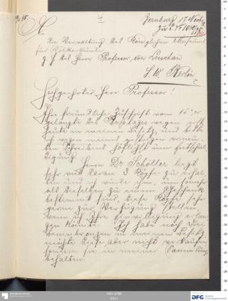 An archival document representing a Correspondence of 4 page(s)