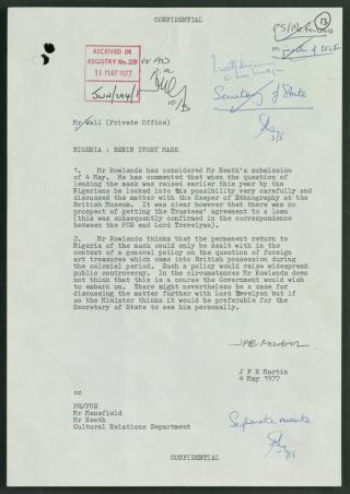 An archival document representing a Files  of 1 page(s)