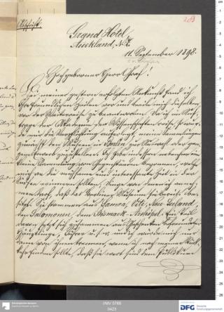 An archival document representing a Correspondence of 4 page(s)