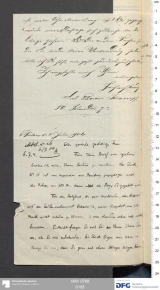 An archival document representing a Correspondence of 3 page(s)