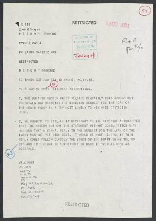 An archival document representing a Files  of 1 page(s)
