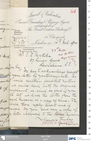 An archival document representing a Correspondence of 3 page(s)