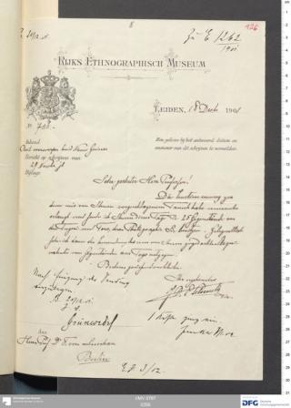 An archival document representing a Correspondence of 2 page(s)