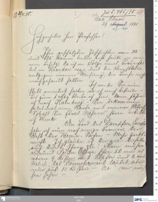 An archival document representing a Correspondence of 4 page(s)