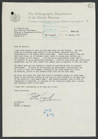 An archival document representing a Files  of 1 page(s)
