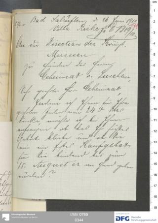 An archival document representing a Correspondence of 4 page(s)