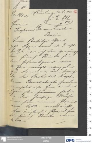 An archival document representing a Correspondence of 4 page(s)