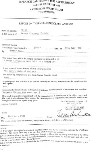 An archival document representing a Official Reports of 1 page(s)