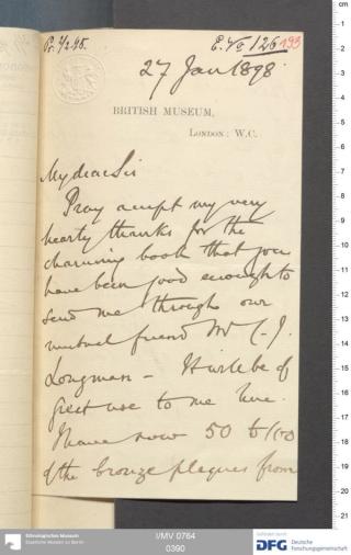 An archival document representing a Correspondence of 4 page(s)