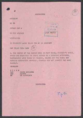 An archival document representing a Files  of 3 page(s)