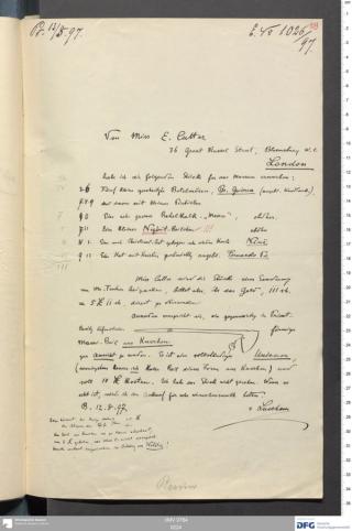 An archival document representing a Correspondence of 2 page(s)