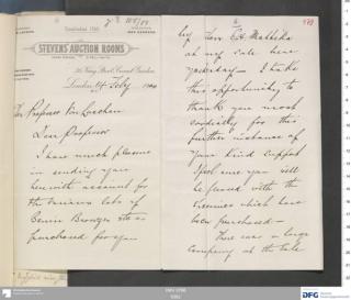 An archival document representing a Correspondence of 4 page(s)