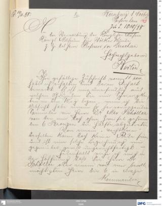 An archival document representing a Correspondence of 4 page(s)