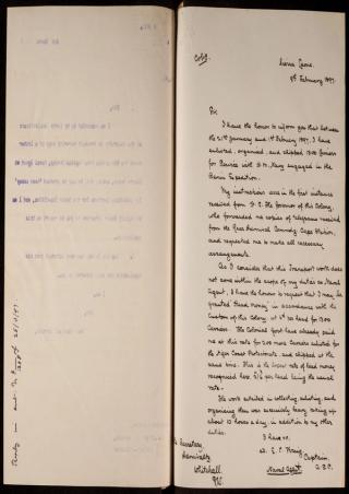 An archival document representing a Files  of 1 page(s)