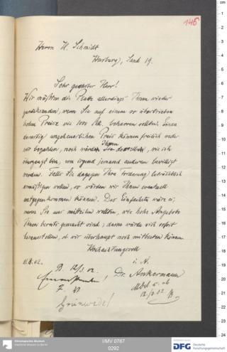 An archival document representing a Correspondence of 4 page(s)