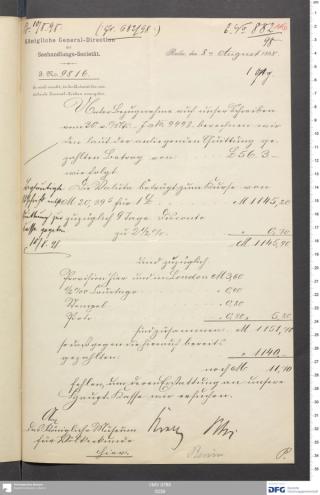 An archival document representing a Correspondence of 2 page(s)