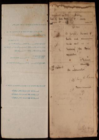 An archival document representing a Files  of 1 page(s)