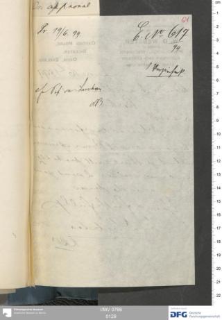 An archival document representing a Correspondence of 2 page(s)