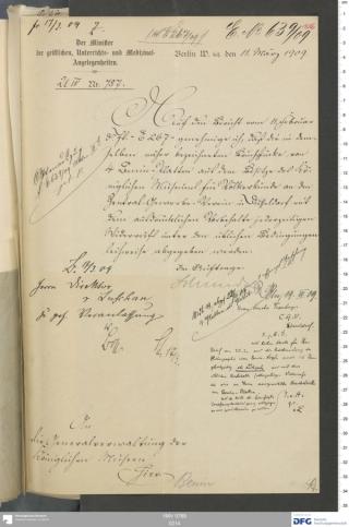An archival document representing a Correspondence of 2 page(s)