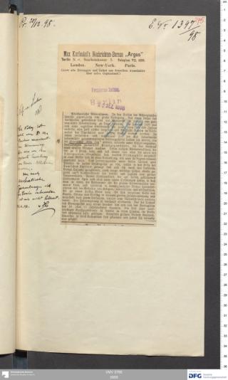 An archival document representing a Newspaper Clippings of 2 page(s)