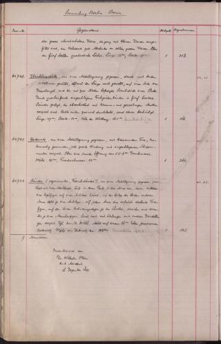 An archival document representing a Inventories of 1 page(s)