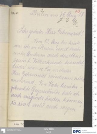An archival document representing a Correspondence of 4 page(s)