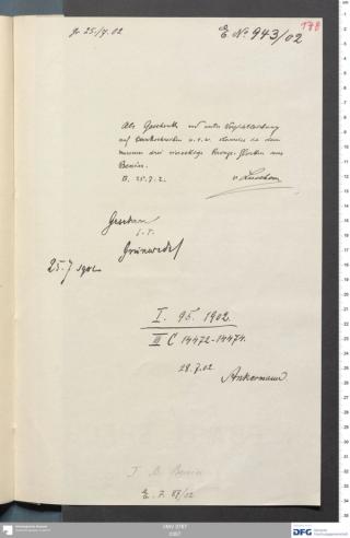 An archival document representing a Correspondence of 2 page(s)