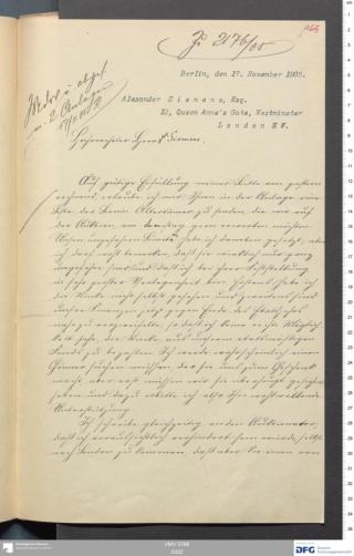 An archival document representing a Correspondence of 5 page(s)