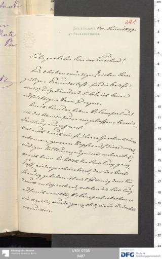 An archival document representing a Correspondence of 4 page(s)