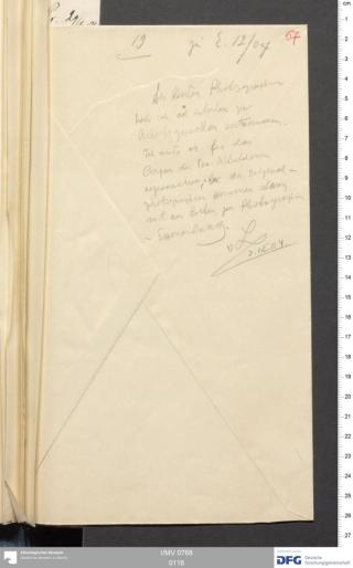 An archival document representing a Correspondence of 2 page(s)